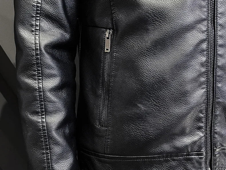 Jaqueta Masculina em Couro Genuíno - Borghese