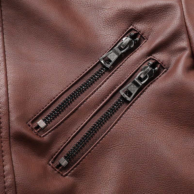 Jaqueta Masculina em Couro Genuino - MotorMen Premium