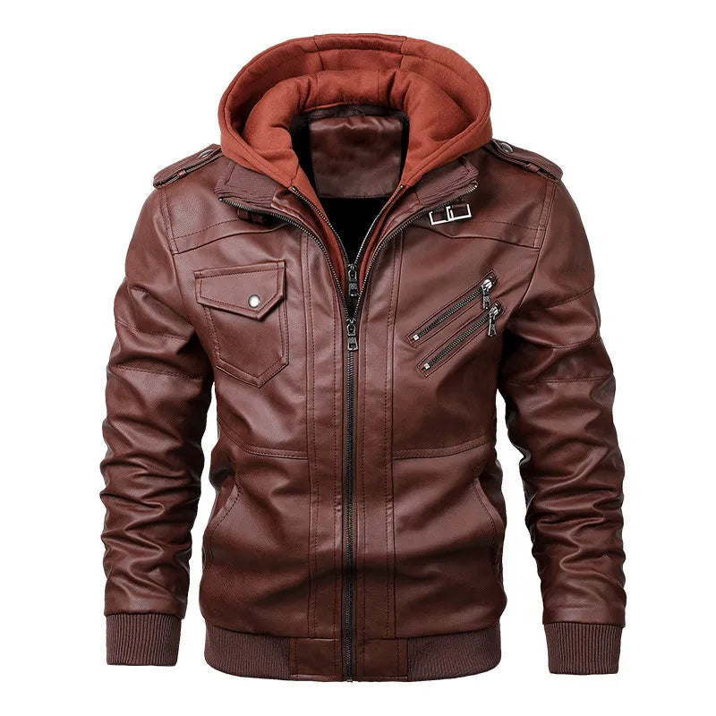 Jaqueta Masculina em Couro Genuino - Premium Men