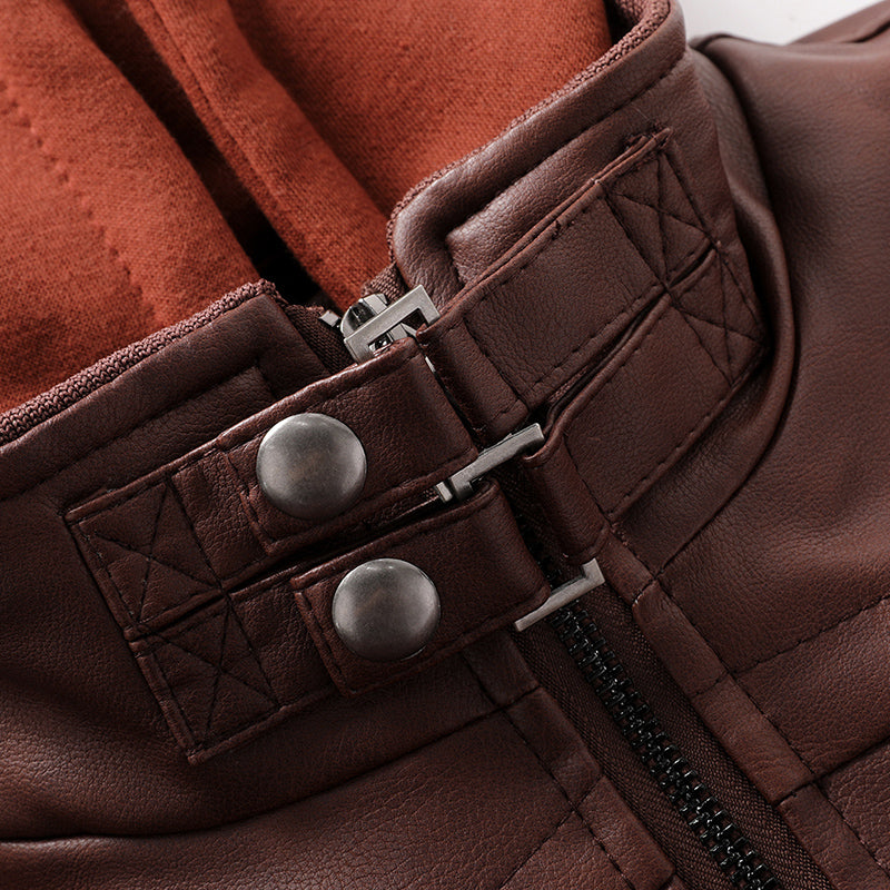 Jaqueta Masculina em Couro Genuino - MotorMen Premium