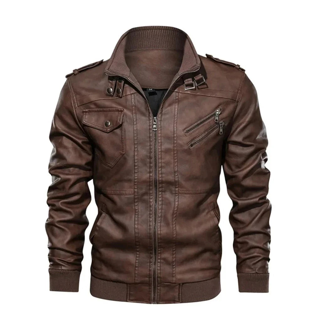 Jaqueta Masculina em Couro Genuino - Premium Men