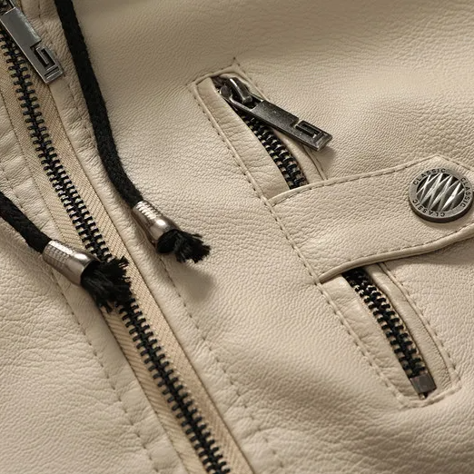 Jaqueta Masculina em Couro Genuino - Sebastian Premium