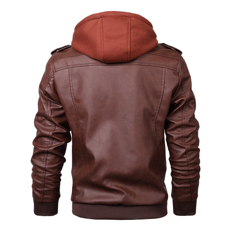 Jaqueta Masculina em Couro Genuino - MotorMen Premium