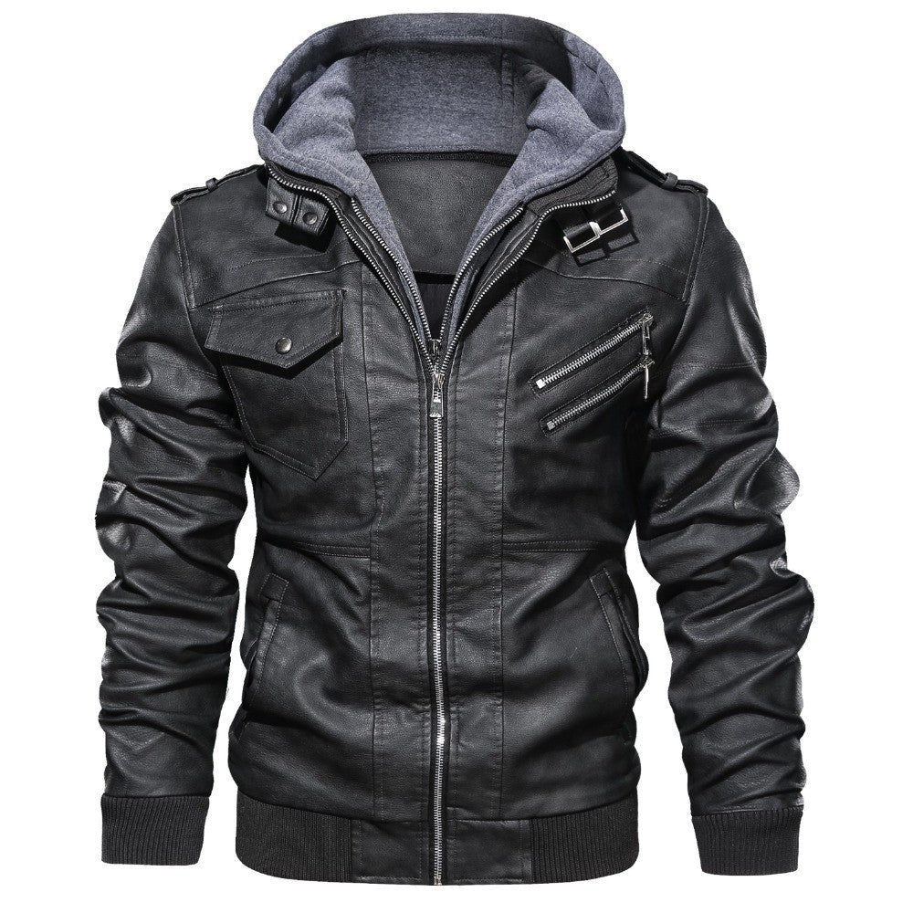 Jaqueta Masculina em Couro Genuino - MotorMen Premium