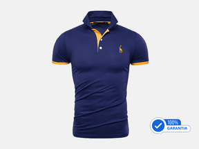 Kit 5 Camisas Polos Masculinas Animals - Branco, Azul, Cinza, Vermelho e Preto