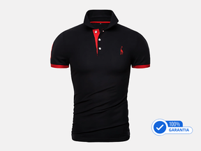 Kit 5 Camisas Polos Masculinas Animals - Branco, Azul, Cinza, Vermelho e Preto