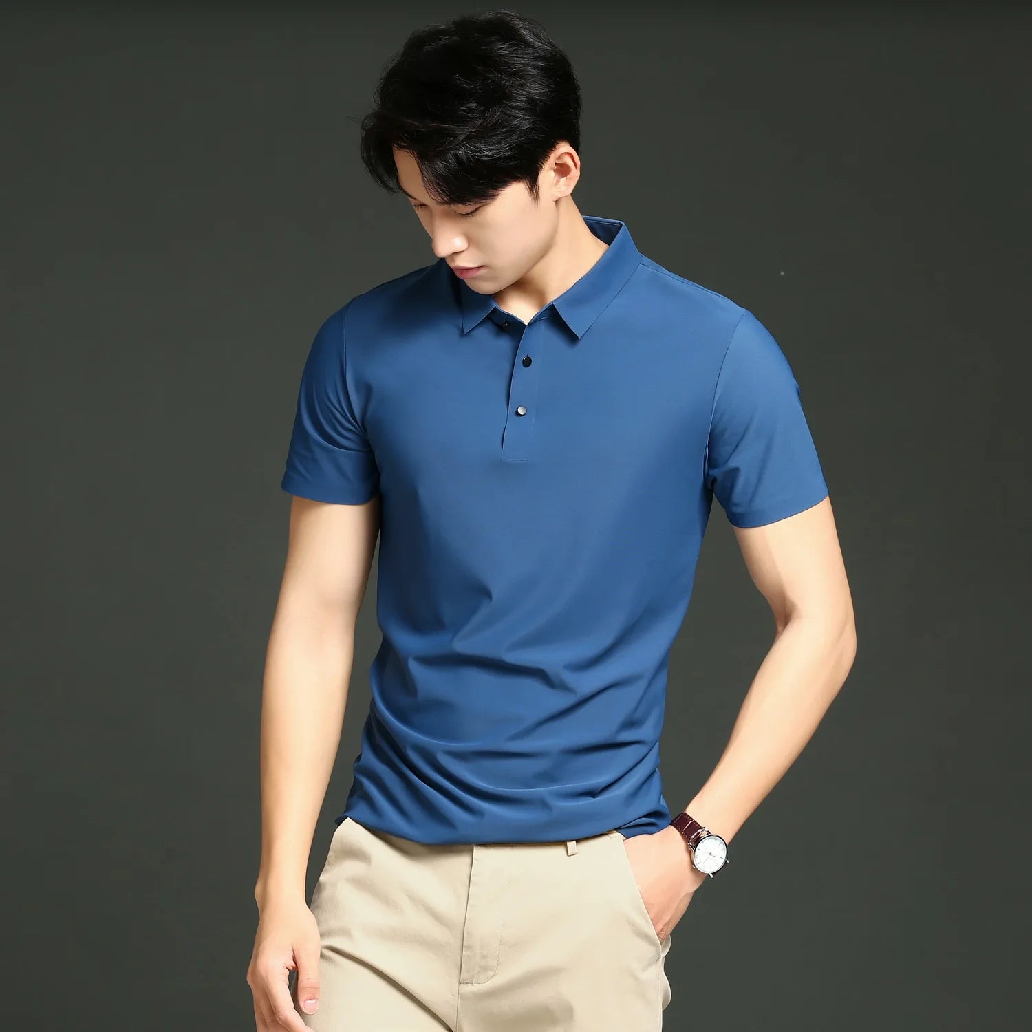Pague 1 Leve 3  | Camisa Polo Tech - Tecido anti odor + Relogio de Brinde