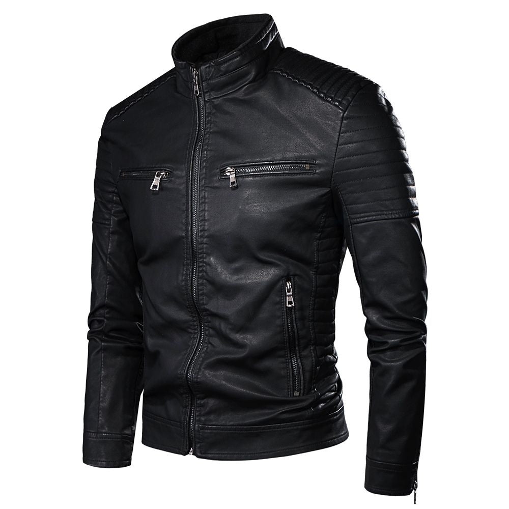 Jaqueta Masculina Vintage em Couro Genuino - Premium Men