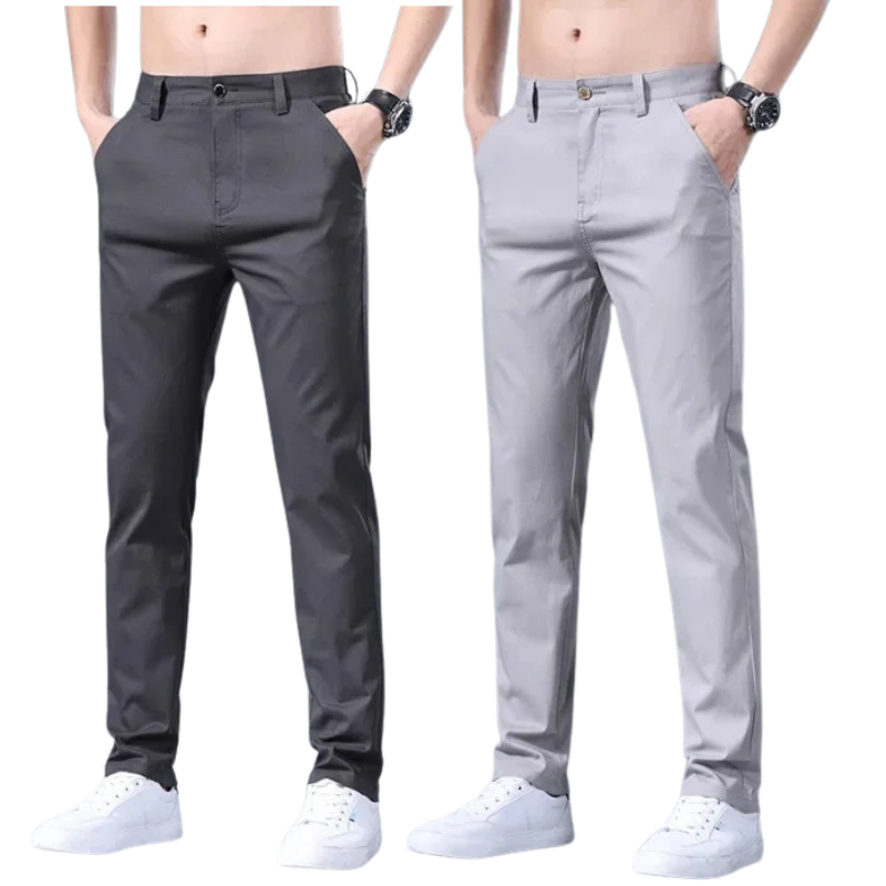 Pague 1 Leve 2 - Calça Sarja de Alfaiataria premium