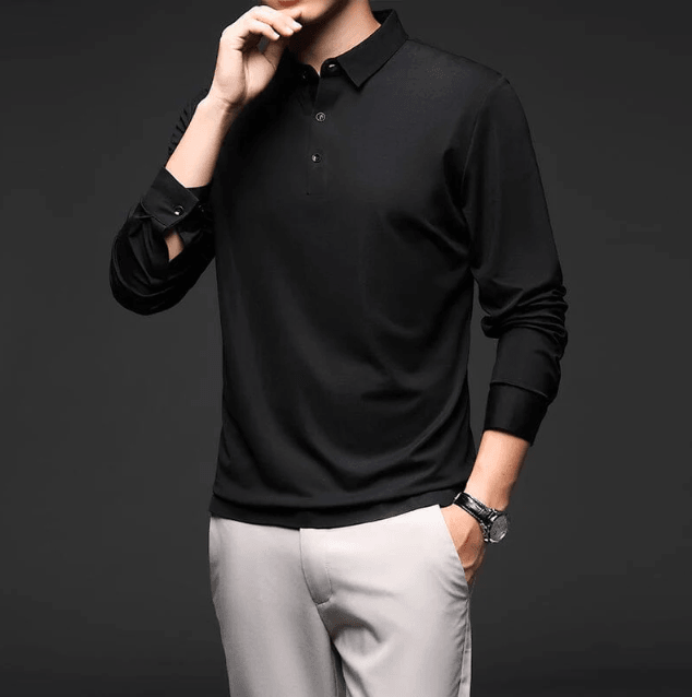 Camisa Polo Classic Manga Longa