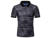Camisa Polo Join Venture Estampada - Preto
