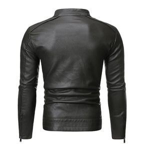 Jaqueta Masculina em Couro Genuino - Slim Men