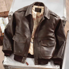 Jaqueta De Couro Masculina Genuino - Lift American