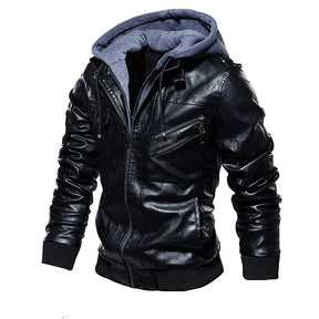 Jaqueta Masculina Em Couro Genuino - MotorJack Premium