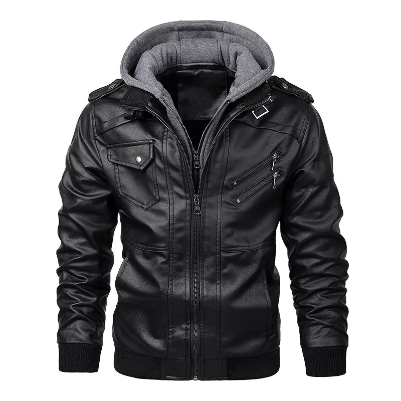 Jaqueta Masculina em Couro Genuino - Premium Men