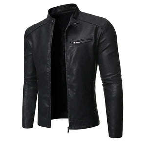 Jaqueta Masculina em Couro Genuino - Slim Men