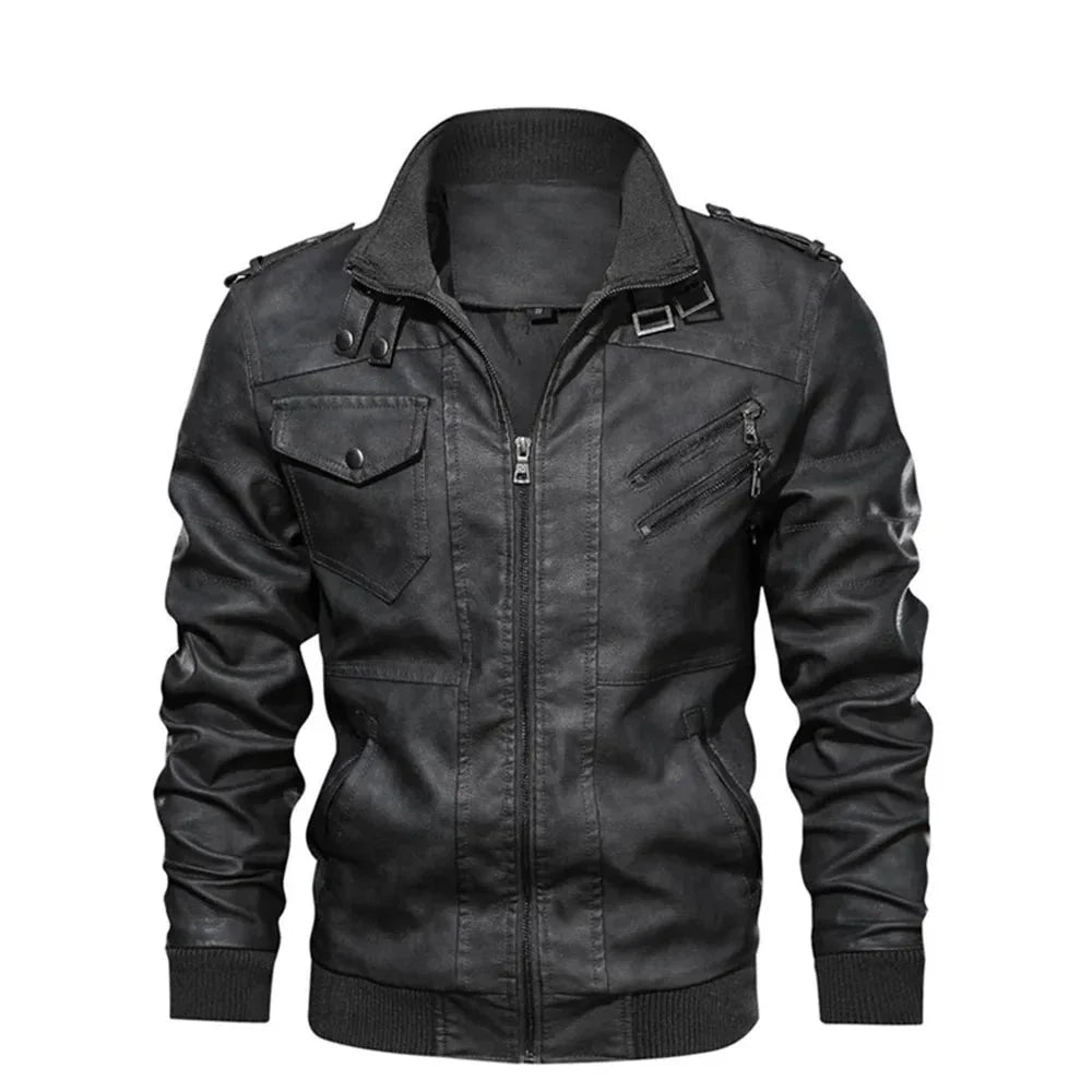 Jaqueta Masculina em Couro Genuino - Premium Men