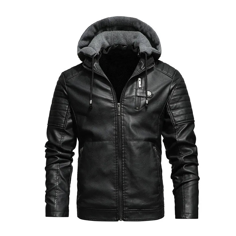 Jaqueta Masculina em Couro Genuino - Sebastian Premium